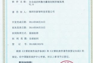 軟裝著作權登記（jì）證書13